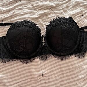 Victoria's Secret Black Lace push up Bra